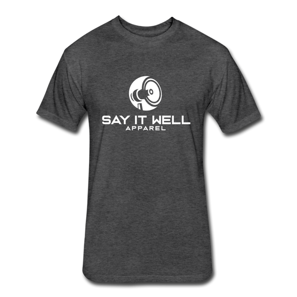 Say It Well Logo - T-shirt - heather black