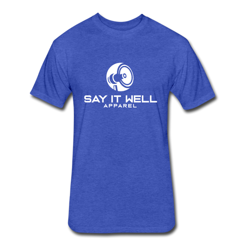 Say It Well Logo - T-shirt - heather royal