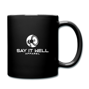 Say It Well Logo Coffee/Tea Mug - black