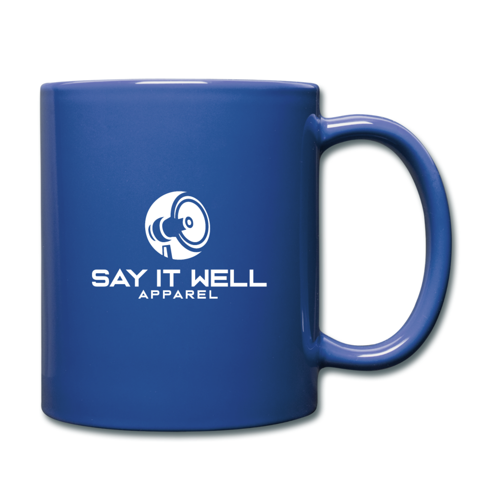 Say It Well Logo Coffee/Tea Mug - royal blue