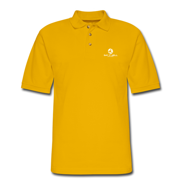 Say It Well Logo Polo - Yellow