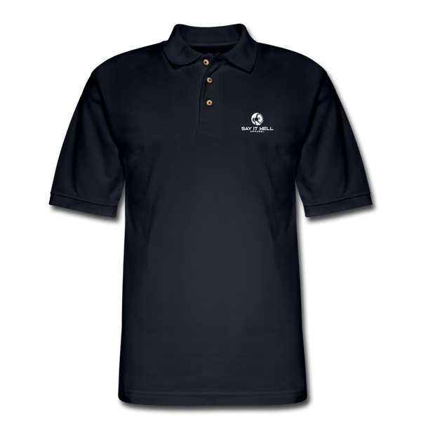 Say It Well Logo Polo - midnight navy