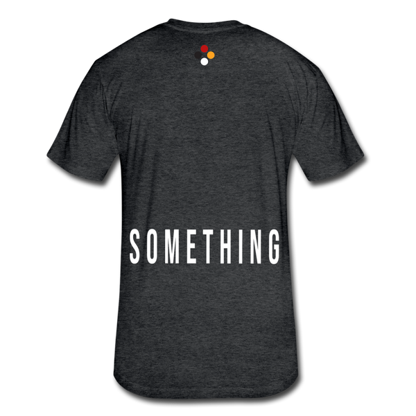 Do Something - T-shirt (wht font) - heather black