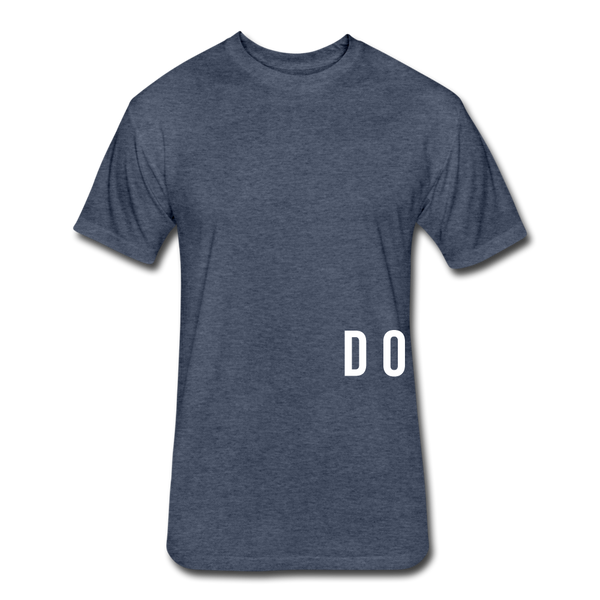 Do Something - T-shirt (wht font) - heather navy