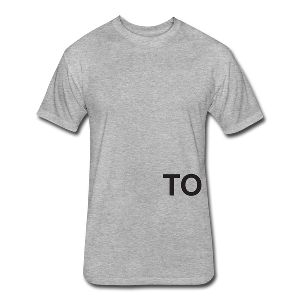 Together T-Shirt (Continuous font -Blk) - heather gray