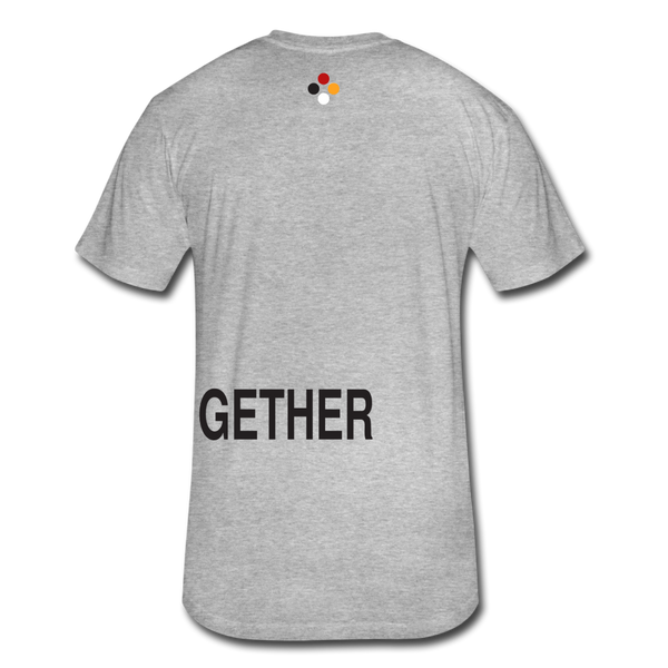 Together T-Shirt (Continuous font -Blk) - heather gray