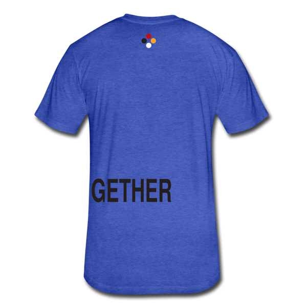 Together T-Shirt (Continuous font -Blk) - heather royal