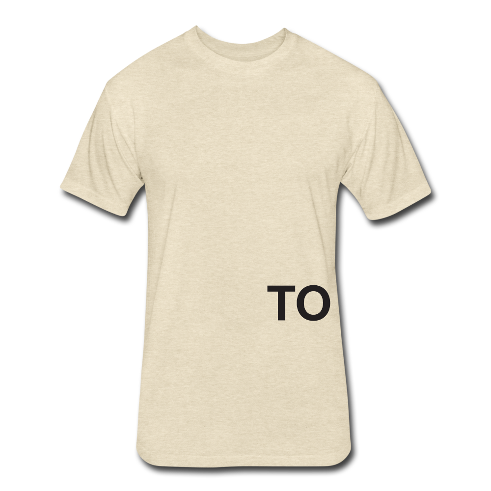 Together T-Shirt (Continuous font -Blk) - heather cream