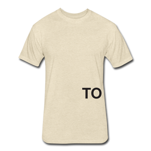 Together T-Shirt (Continuous font -Blk) - heather cream