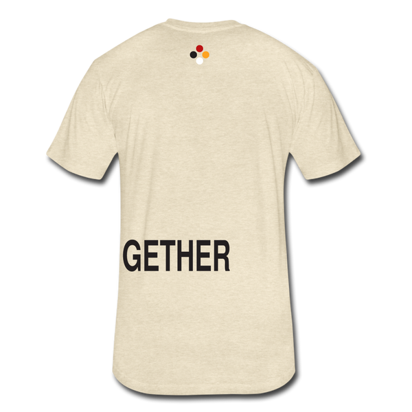 Together T-Shirt (Continuous font -Blk) - heather cream