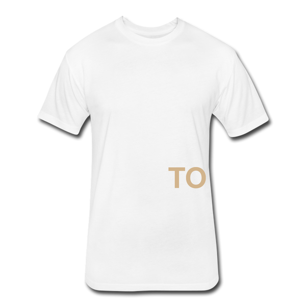 Together T-Shirt (Continuous font-Tan) - white