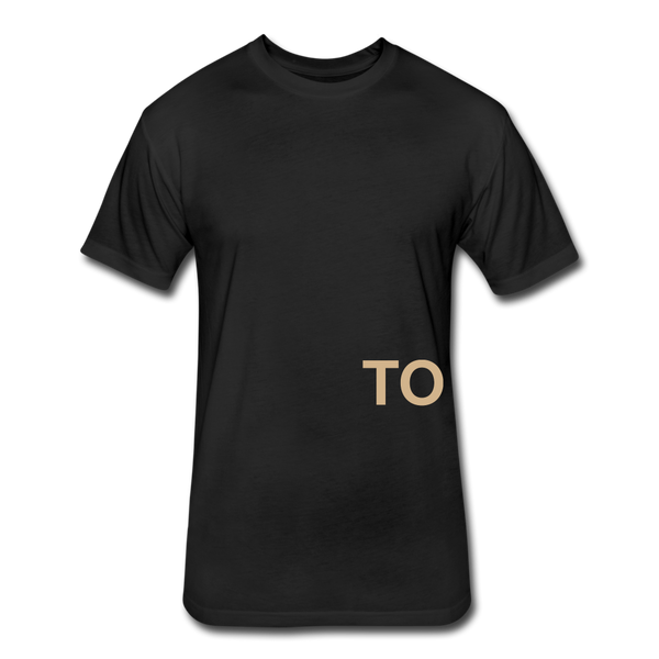 Together T-Shirt (Continuous font-Tan) - black