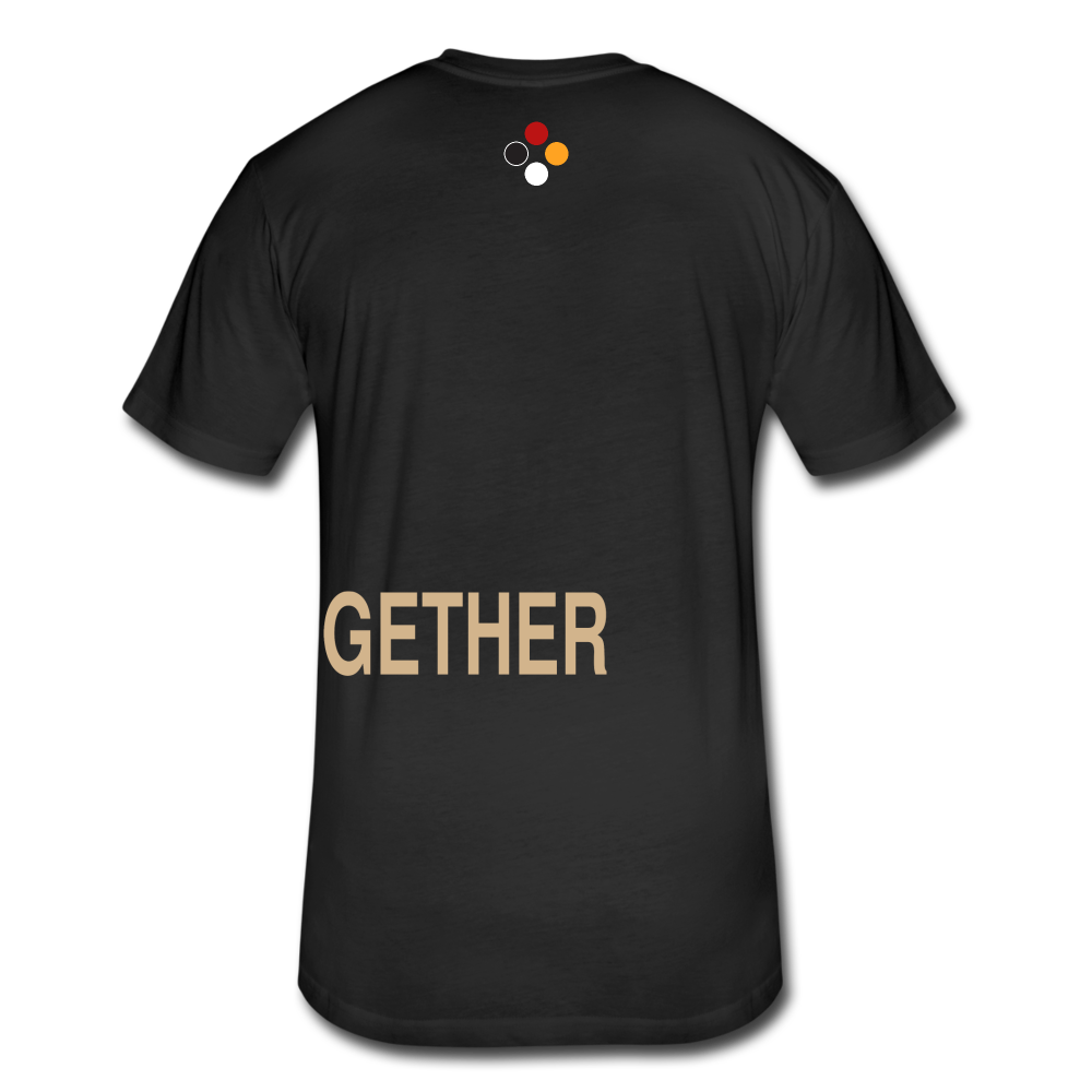 Together T-Shirt (Continuous font-Tan) - black