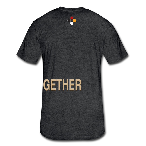 Together T-Shirt (Continuous font-Tan) - heather black