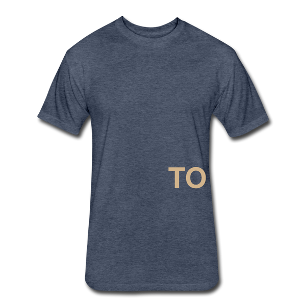 Together T-Shirt (Continuous font-Tan) - heather navy