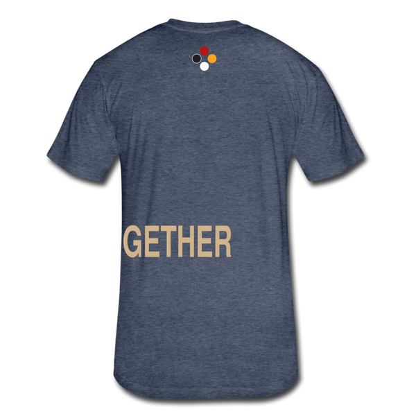 Together T-Shirt (Continuous font-Tan) - heather navy