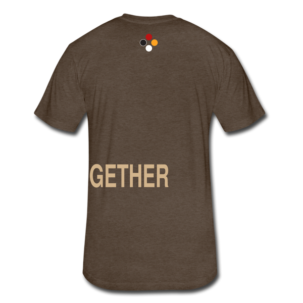 Together T-Shirt (Continuous font-Tan) - heather espresso