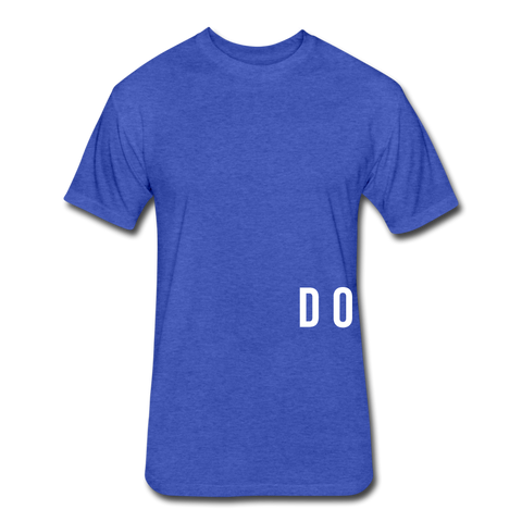 Do Something - T-shirt (wht font) - heather royal