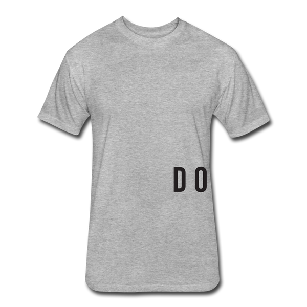 Do Something T-shirt (blk font) - heather gray