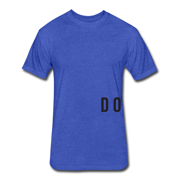 Do Something T-shirt (blk font) - heather royal