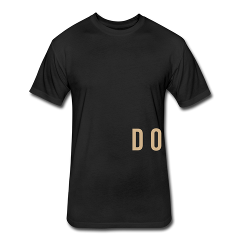 Do Something T-shirt (Continuous font - Tan) - black