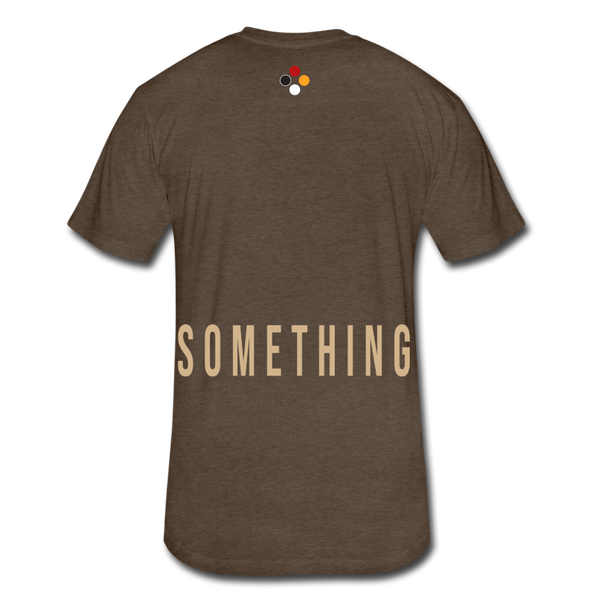 Do Something T-shirt (Continuous font - Tan) - heather espresso