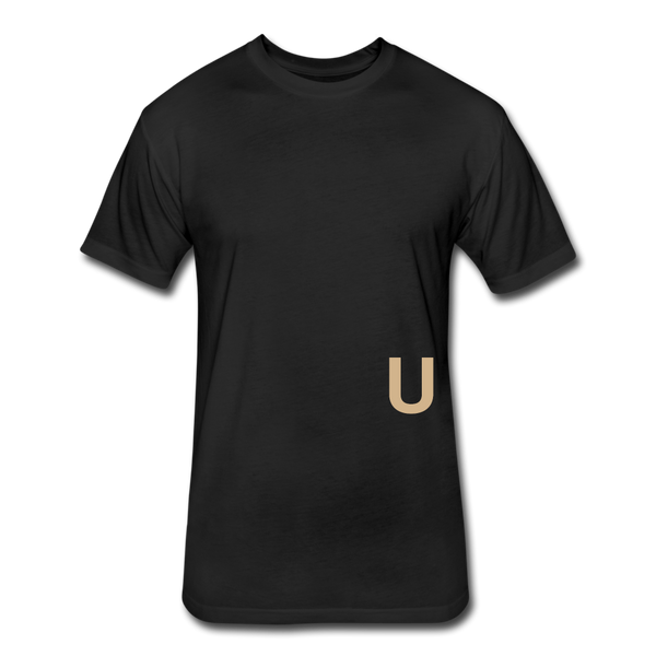 UNITE- T-shirt  - (tan font) - black