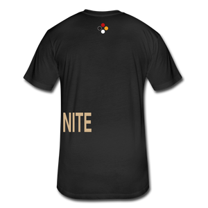 UNITE- T-shirt  - (tan font) - black