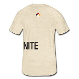 UNITE T-shirt (Continuous font - wht) - heather cream