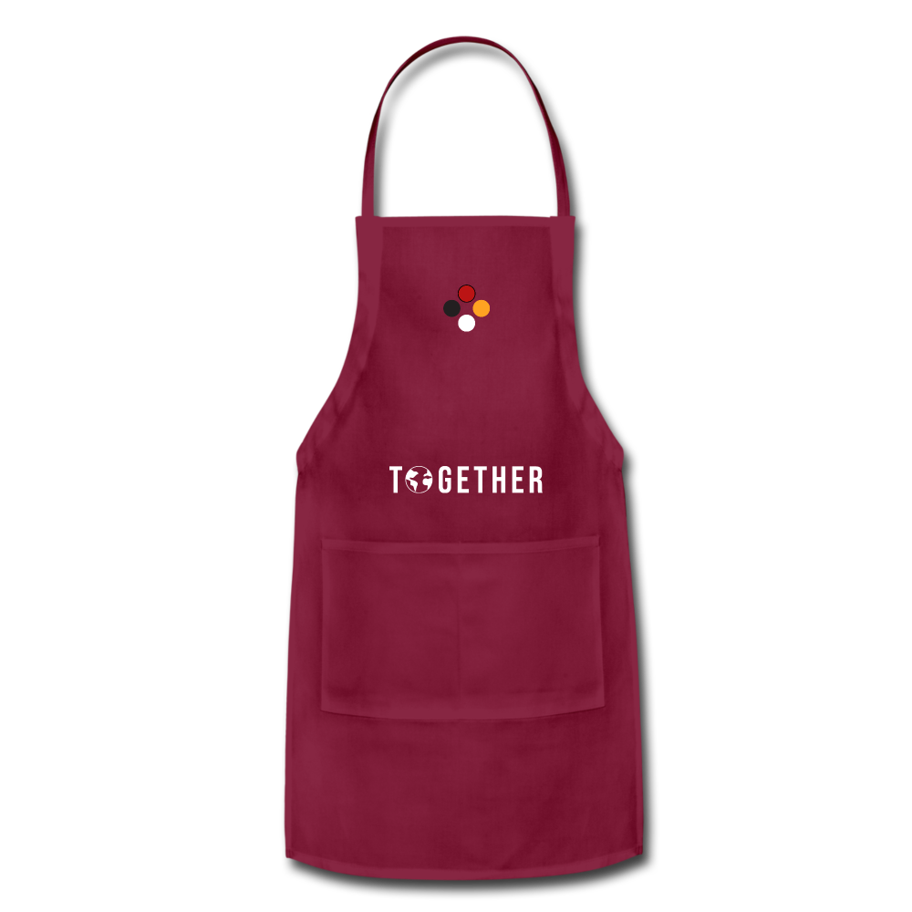 TOGETHER Apron - burgundy