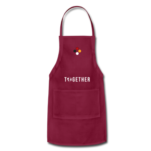 TOGETHER Apron - burgundy