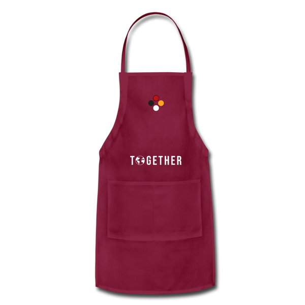 TOGETHER Apron - burgundy