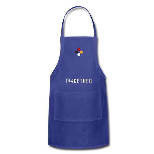 TOGETHER Apron - royal blue