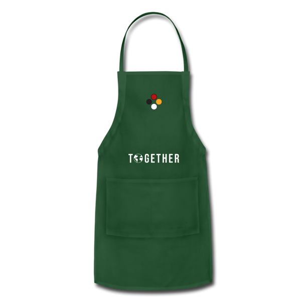 TOGETHER Apron - forest green