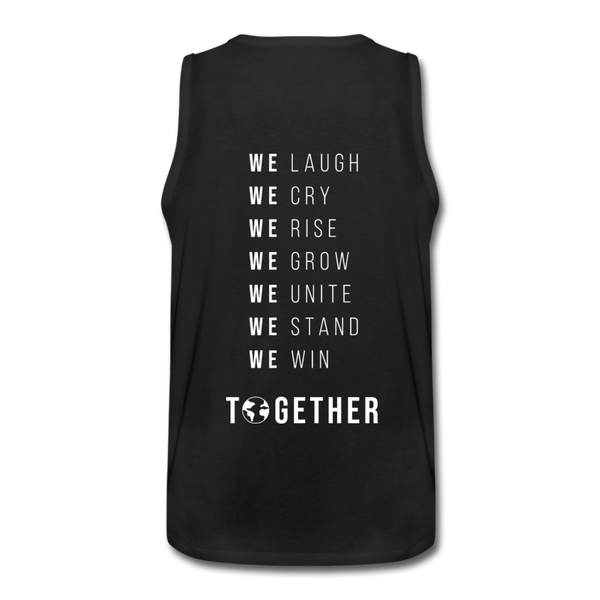 TOGETHER - WE WIN - Men’s Premium Tank - black