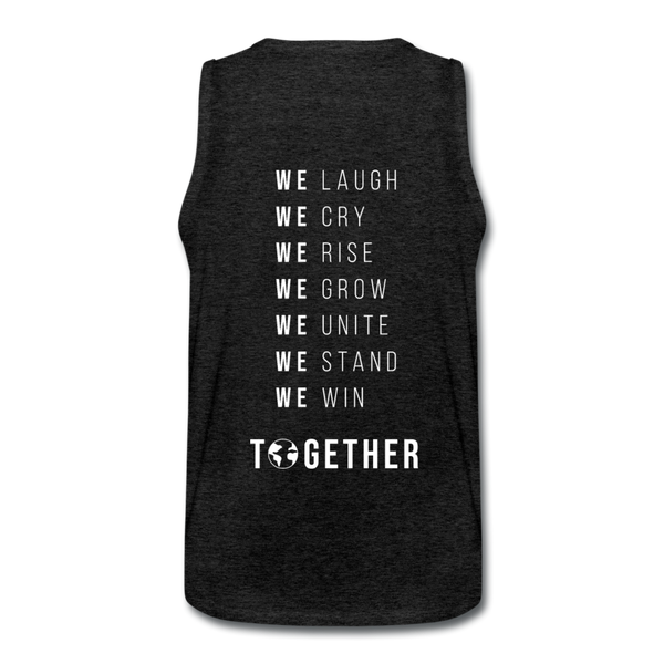 TOGETHER - WE WIN - Men’s Premium Tank - charcoal gray