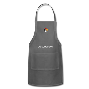 DO SOMETHING Apron - charcoal