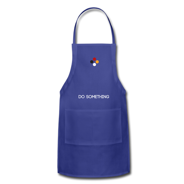 DO SOMETHING Apron - royal blue