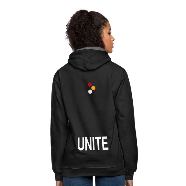 UNITE Contrast Hoodie - black/asphalt