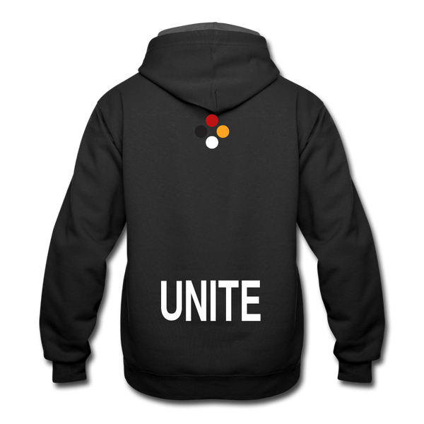 UNITE Contrast Hoodie - black/asphalt