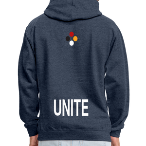 UNITE Contrast Hoodie - indigo heather/asphalt