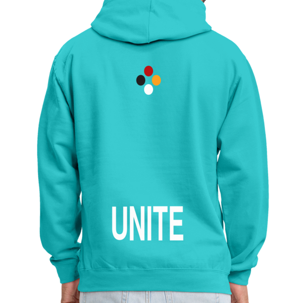 UNITE Contrast Hoodie - scuba blue/asphalt