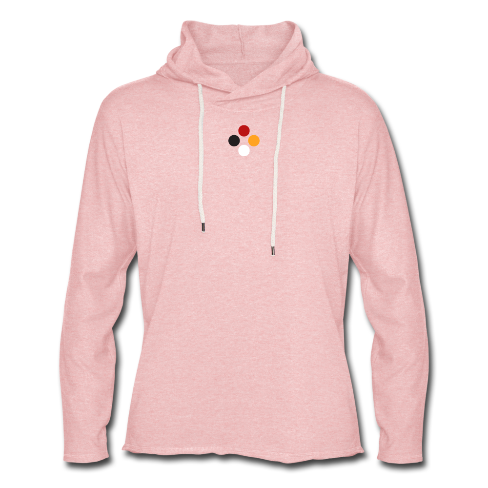 UNITE Lightweight Terry Hoodie - cream heather pink