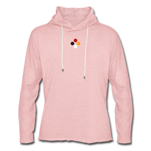 UNITE Lightweight Terry Hoodie - cream heather pink