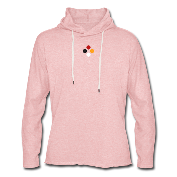 UNITE Lightweight Terry Hoodie - cream heather pink